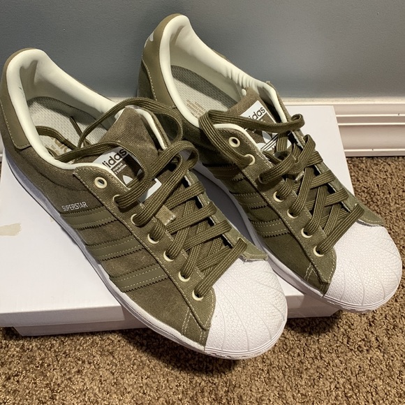 Adidas Superstar (Olive Green) - Picture 2 of 6